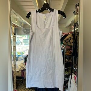 H&M Light Gray Ribbed Top